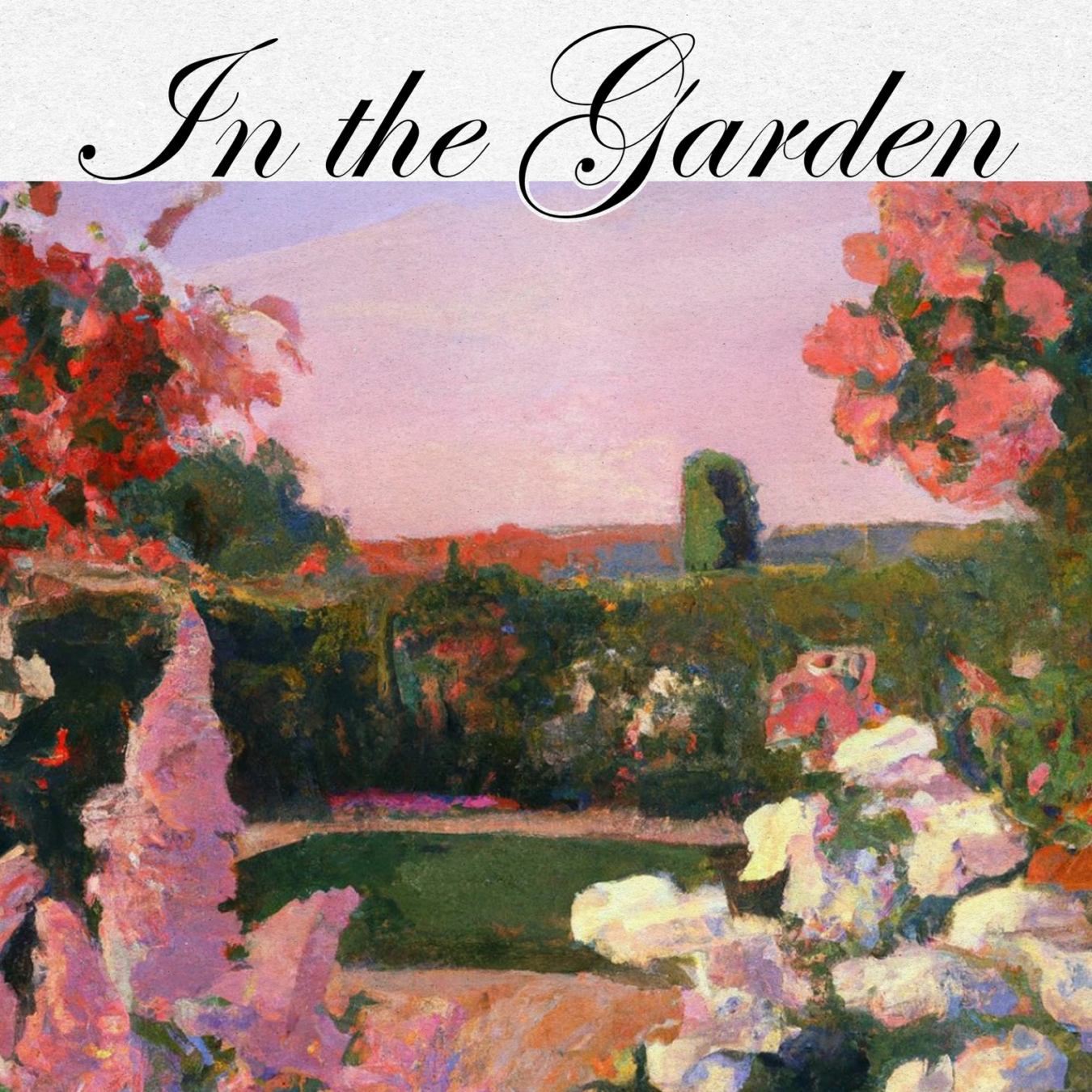 In The Garden Painting